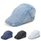 FASHION NEW STYLE WASHED DENIM BERET_CWAH1532