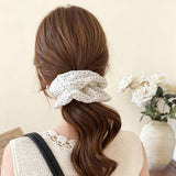 Vintage Polka Dot Large Hair Scrunchie_Cwaha07554