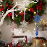 Cwmm10186_Colorful Acrylic Snowflake  Ornaments For Xmas