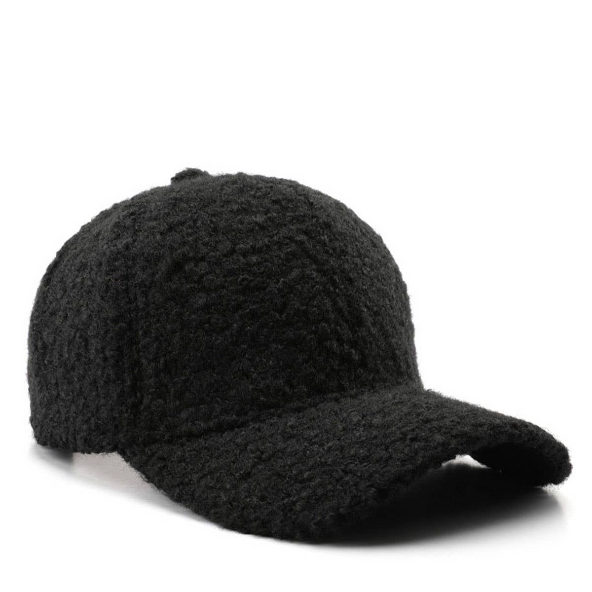 Winter Solid Color Fleece Baseball Hat For Women Cwah2821
