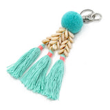 West Mia Style Tassel Keychain Womens Bag Pendant_Cwmm3559