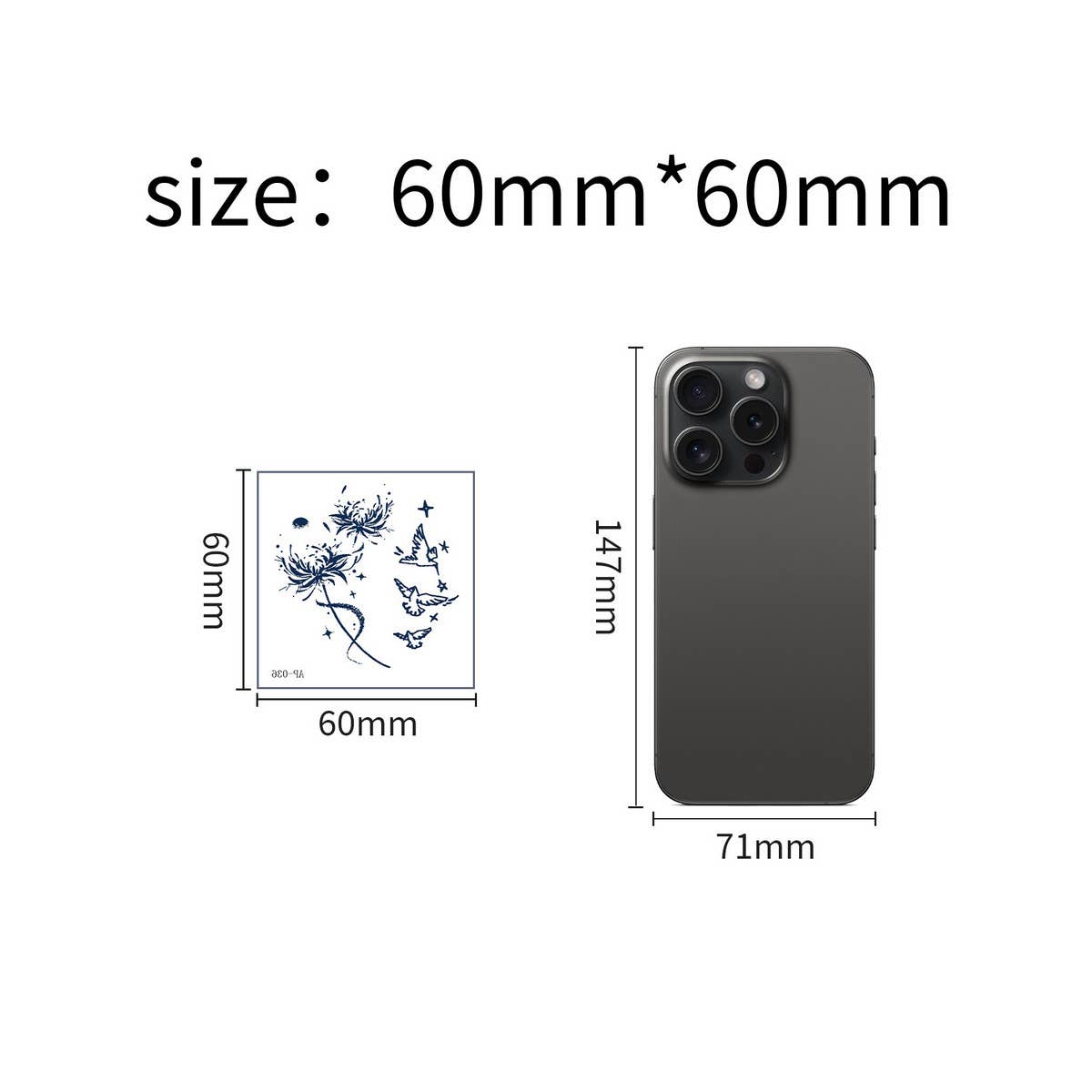 STREET STYLE JUICE TATTOO STICKERS WATERPROOF_CWMM8353