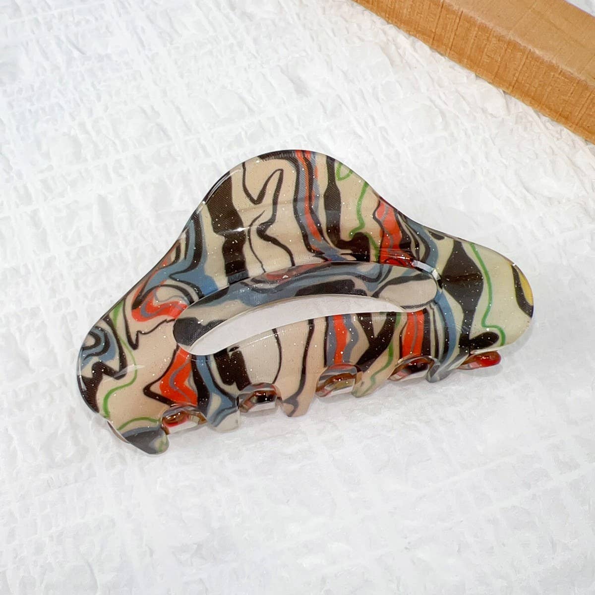 SEMI CIRCULAR EXQUISITE RETRO HAIRPIN_CWAHA1591