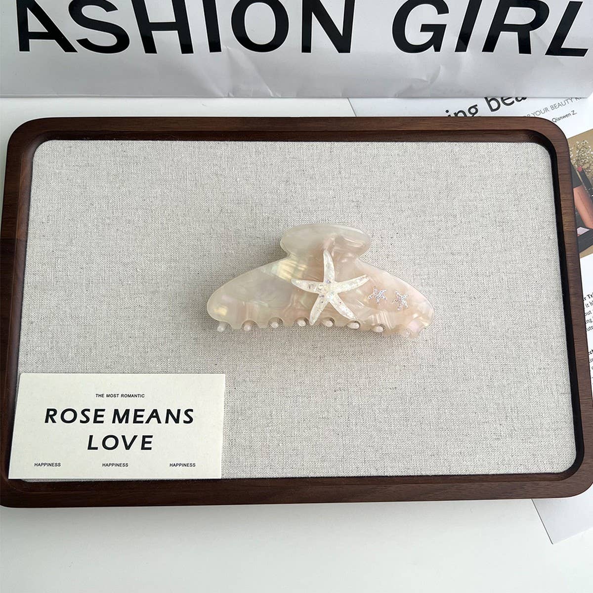 DREAMY STARFISH CLAW CLIP OCEAN GRADIENT DESIGN_CWAHA5893