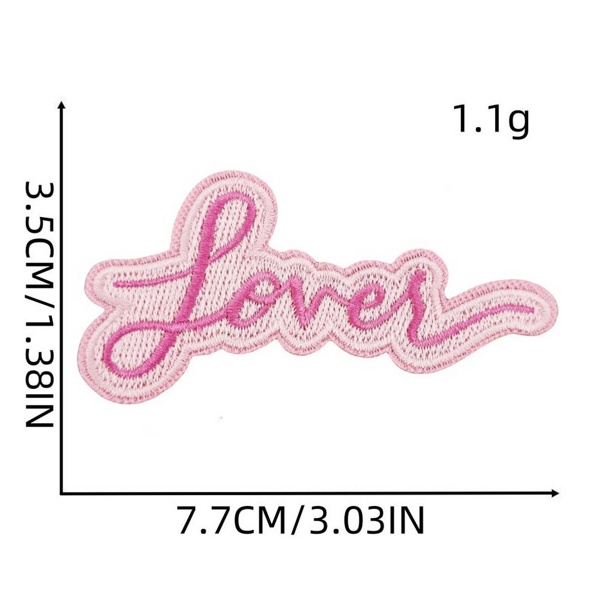 CREATIVE BADGE LETTER EMBROIDERY CLOTH PATCH_CWMM4070