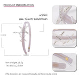 CUTE AIRPLANE DESIGN HEADBAND WITH DIAMONDS_CWAHA4373