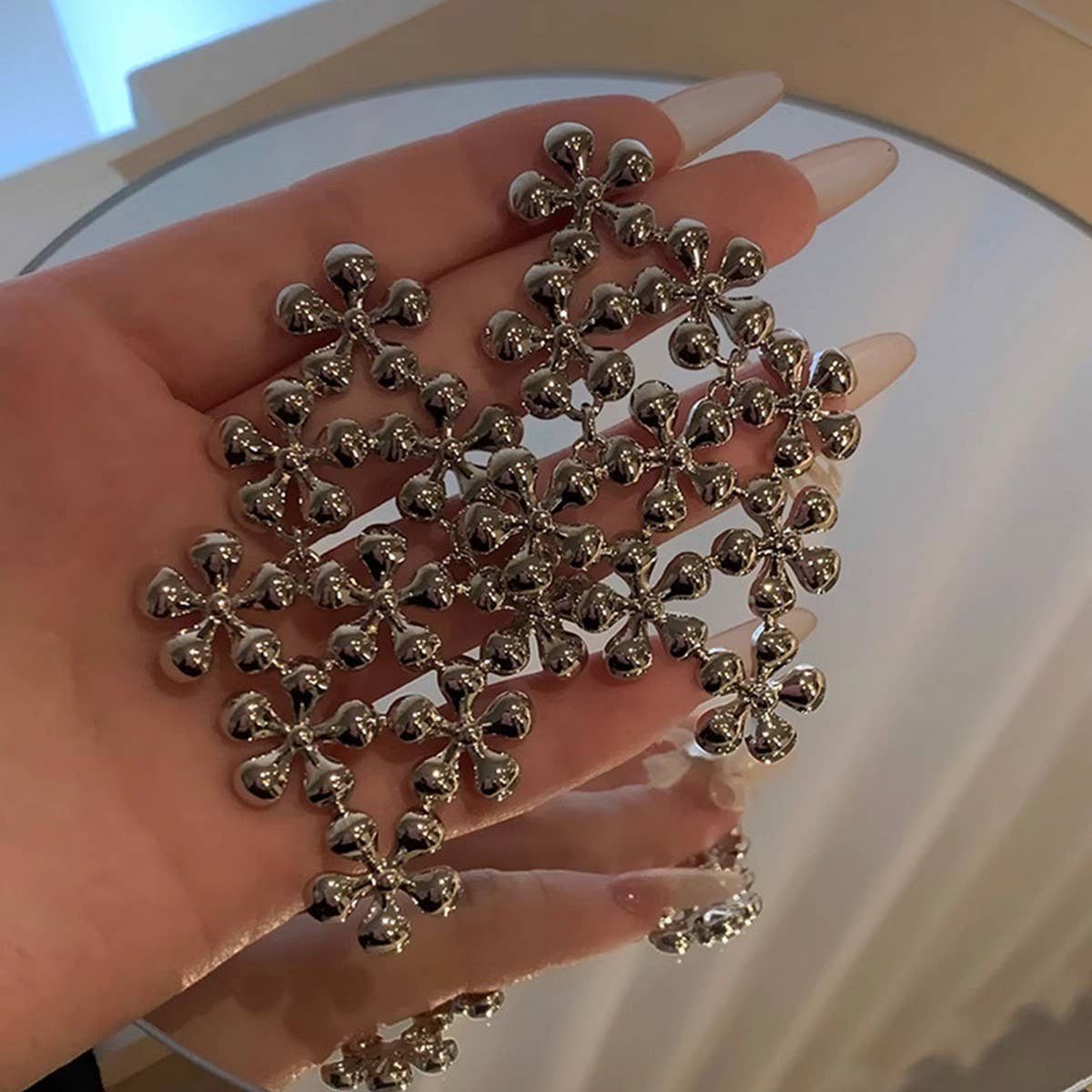 PERSONALIZED FLOWER NICHE CREATIVE EARRINGS_CWAJE2351