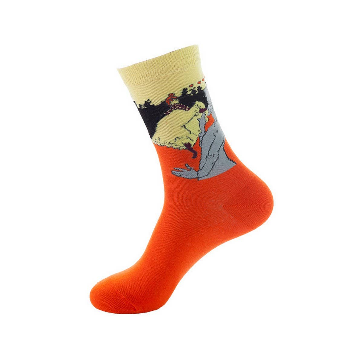 AUTUMN AND WINTER OIL PAINTING SOCKS_CWMS1003