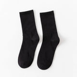 Versatile Solid Color Casual Mid-Calf Socks_Cwms0905