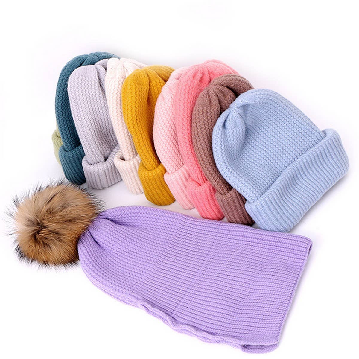 Women¡¯S Warm Knit Beanie Hat With Ear Cover_Cwah04999