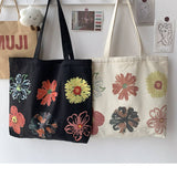 SPRING AND SUMMER CASUAL LITERARY CANVAS BAG_CWAB2143