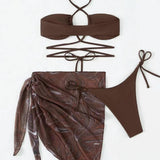 SEXY BIKINI THREE PIECE SWIMSUIT FOR WOMEN_CWMW0729