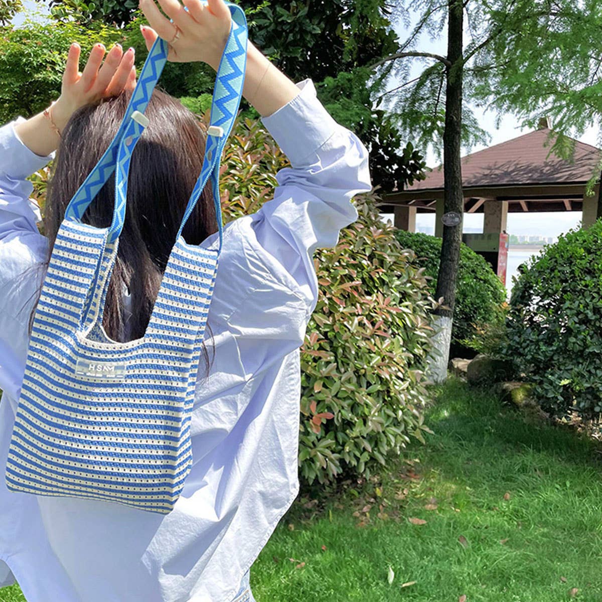 ADJUSTABLE KNITTED TWILL LONG SIZE BAG STRAP_CWMM1069