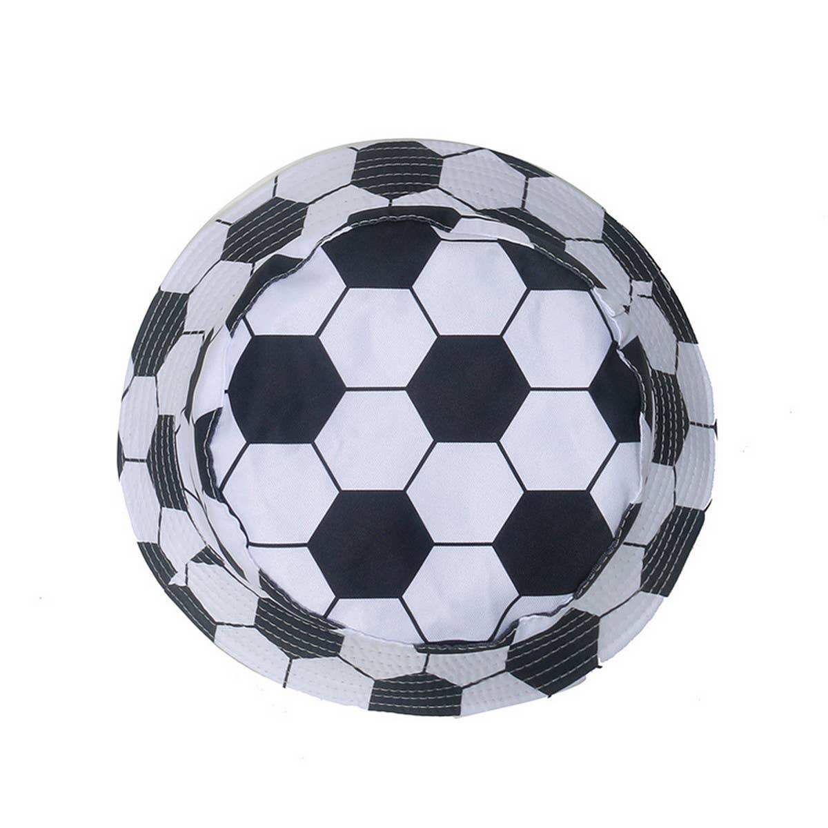 CASUAL DOUBLE SIDED FOOTBALL PRINT BUCKET HAT_CWAH1560