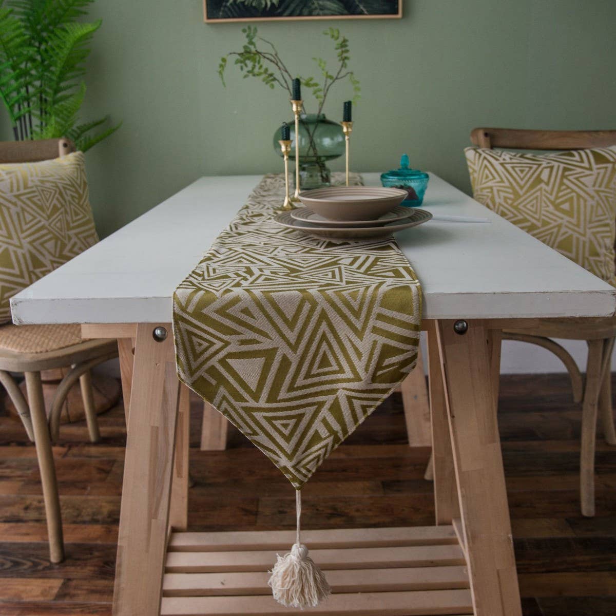 MODERN SIMPLE LONG COFFEE TABLE TABLECLOTH_CWMM1015