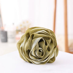 LARGE BATH FLOWER FOAMING NET TWO COLOR BATH POUF_CWMM3337