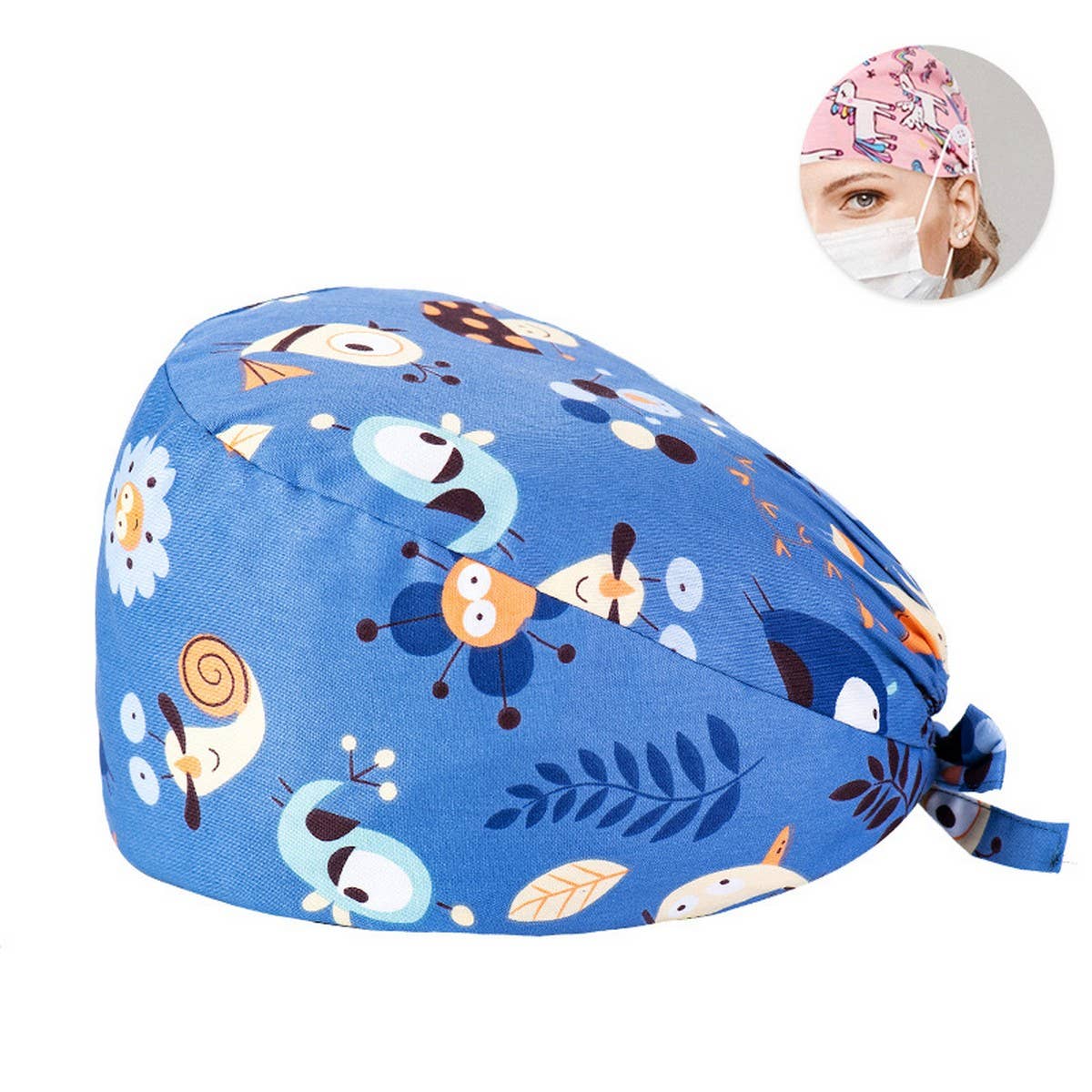 NURSE CAP SURGICAL CAP PURE COTTON DOCTOR CAP_CWAH3374