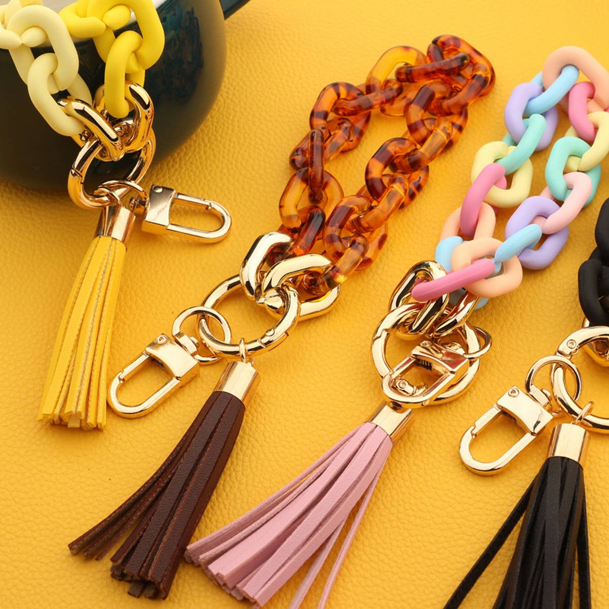 Women New Popular Bracelet Keychain_Cwmm1286