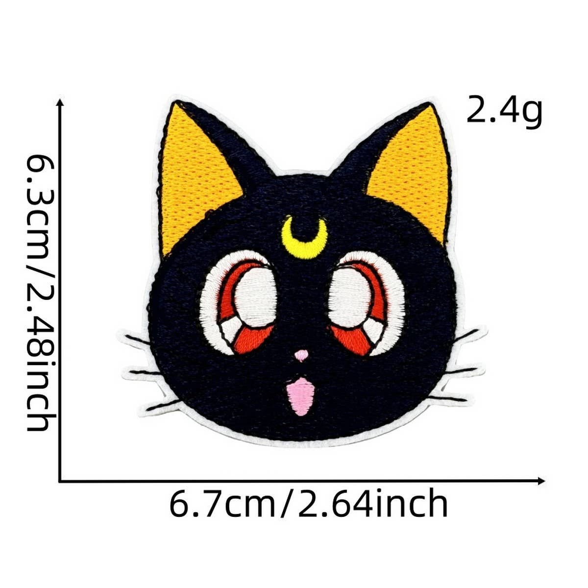 GIRL CARTOON MAGIC WARRIOR EMBROIDERED PATCH_CWMM4069