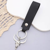 Vintage Leather Keychain_Cwmm0578