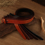 Vintage Embossed Distressed Western Belt_Cwmm3937