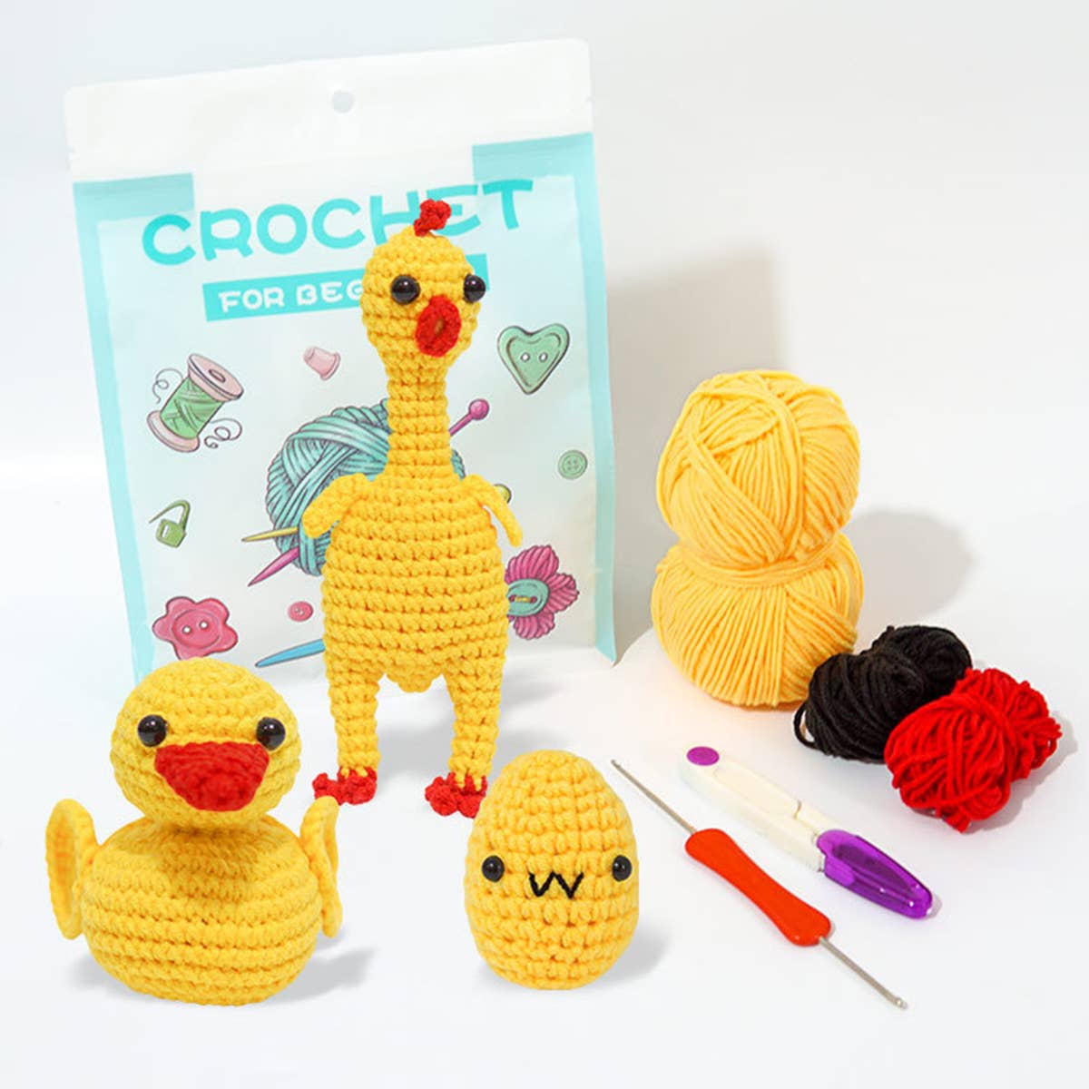 MANUAL DIY KNITTING CUTE DOLL MATERIAL PACKAGE_CWMM0831