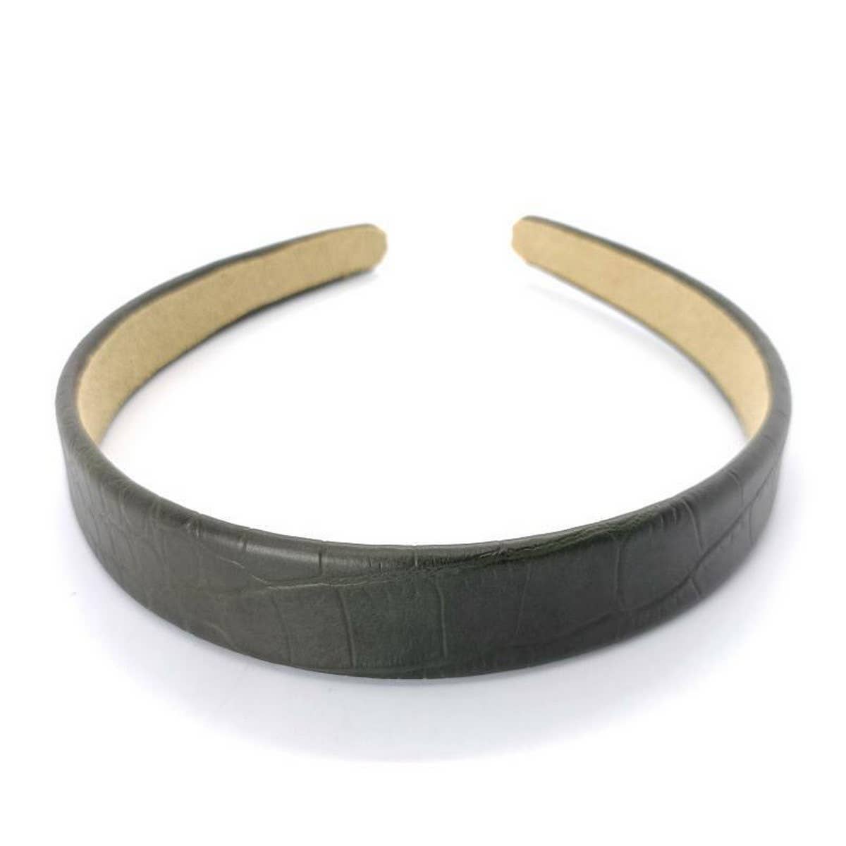 ELEGANT CROC PATTERN FAUX LEATHER HEADBAND_CWAHA6335