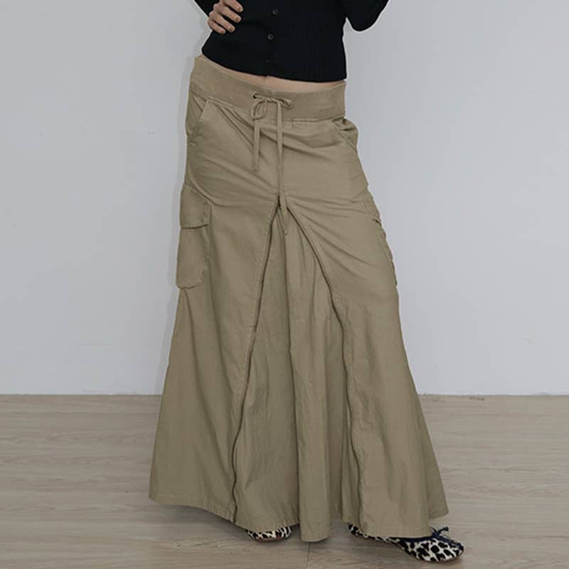 Zipper Slit Design Pocket Tooling Skirt