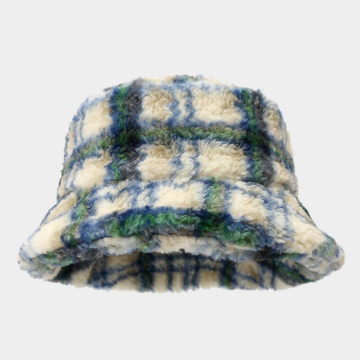 Trendy Plush Bucket Hat For Women Winter_Cwah04619