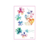 Watercolor Flower Tattoos For Hand Collarbone_Cwmm8270