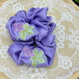 GRAPE HEAVY INDUSTRY EMBROIDERED FLOWER HAIRBAND_CWAHA3698