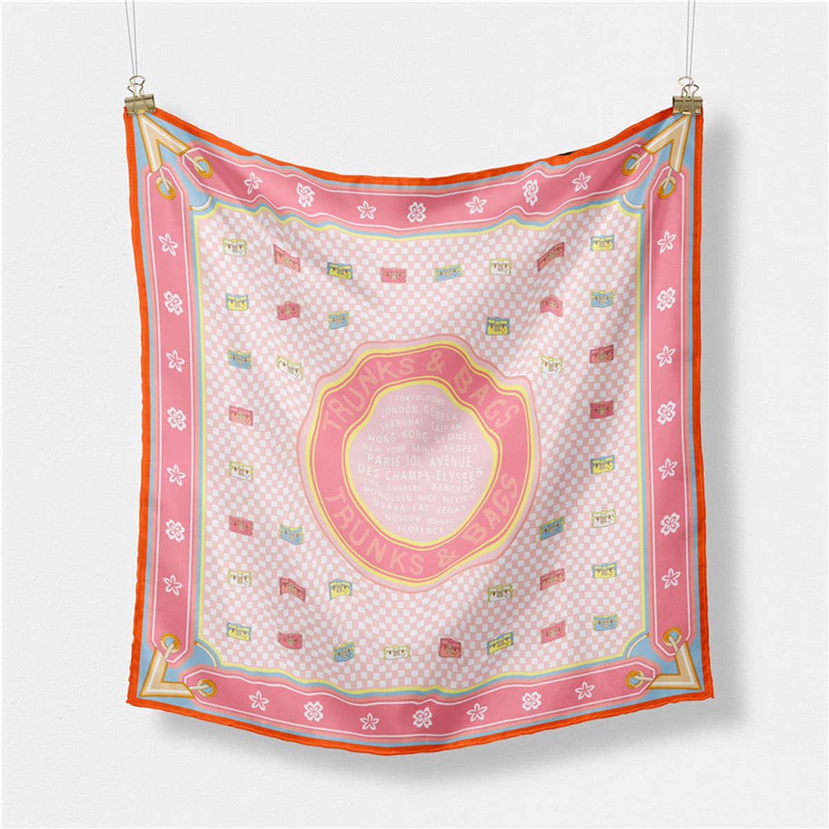 Women Outerwear Thin Square Scarf_Cwasc0661