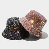 ALL MATCH SEQUINED PERSONALITY STREET BUCKET HAT_CWAB2929
