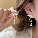 LIGHT LUXURY BOW PERSONALITY FASHION EARRINGS_CWAJE2474