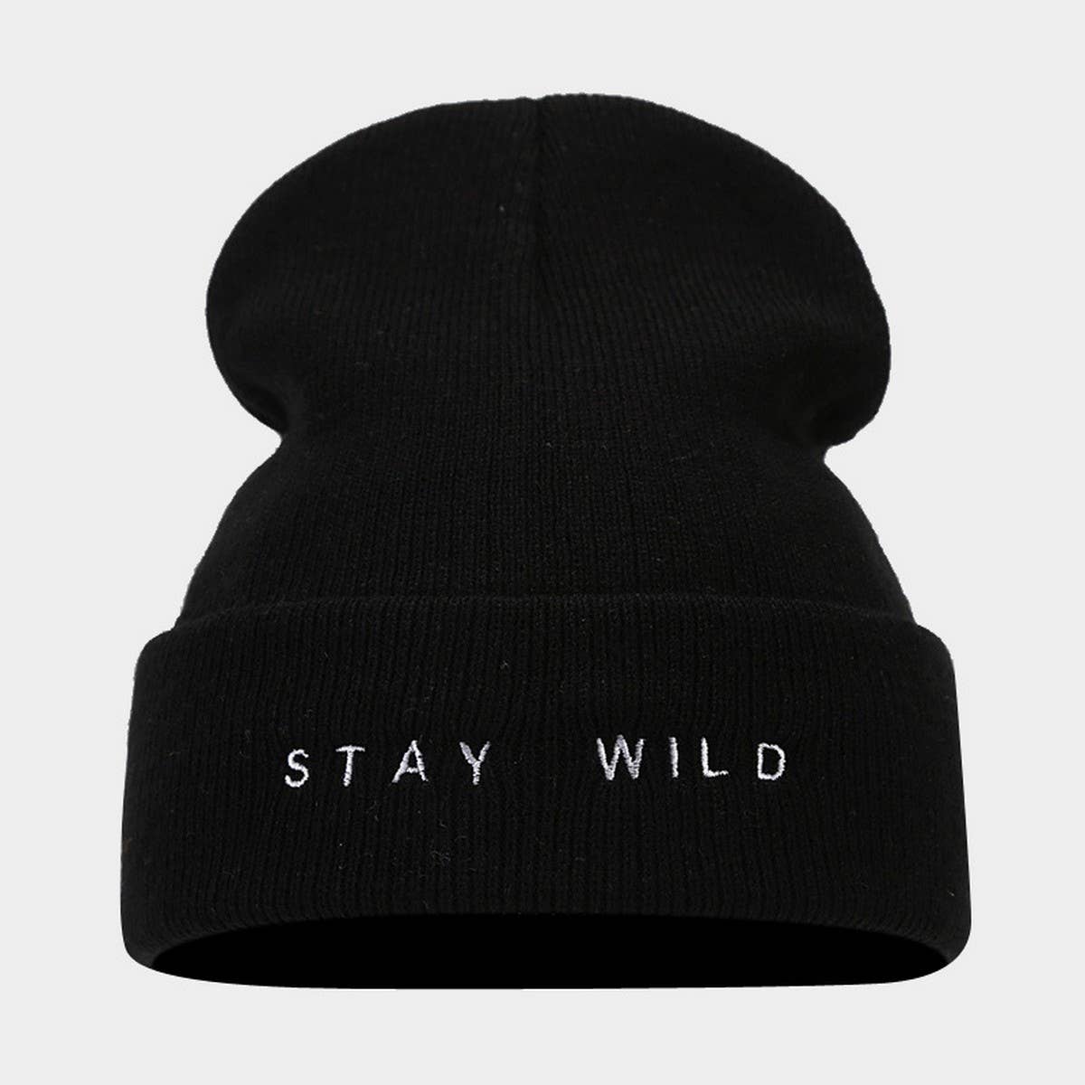 FASHION LETTER EMBROIDERY SIMPLE KNITTED HAT_CWAH2087