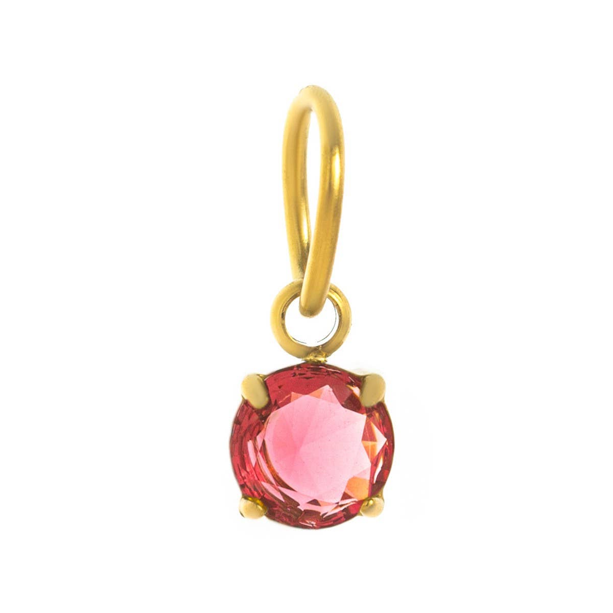 COLORED BIRTHSTONE DIY STAINLESS STEEL NECKLACE_CWMM5697