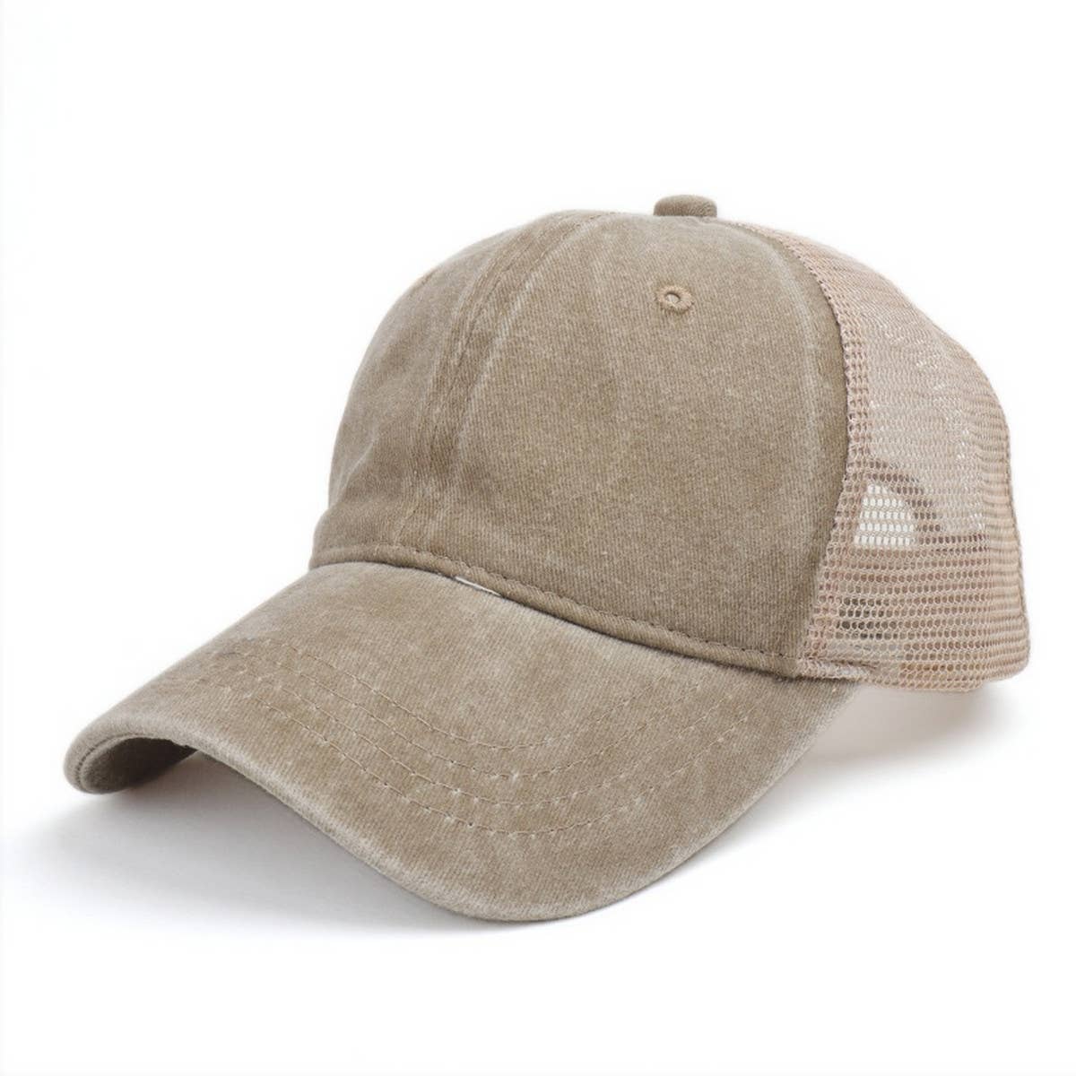 RETRO WASHED SUN PROTECTION BASEBALL CAP_CWAH1543