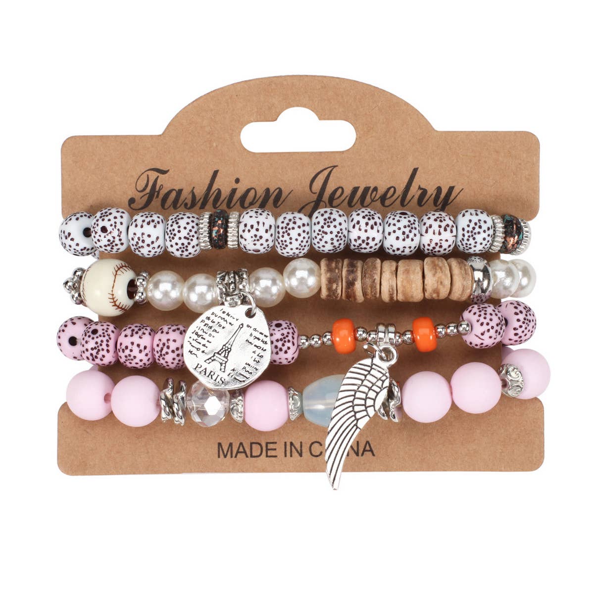 BOHEMIAN LAYERED ELASTIC BEADED BRACELET_CWAJE2228