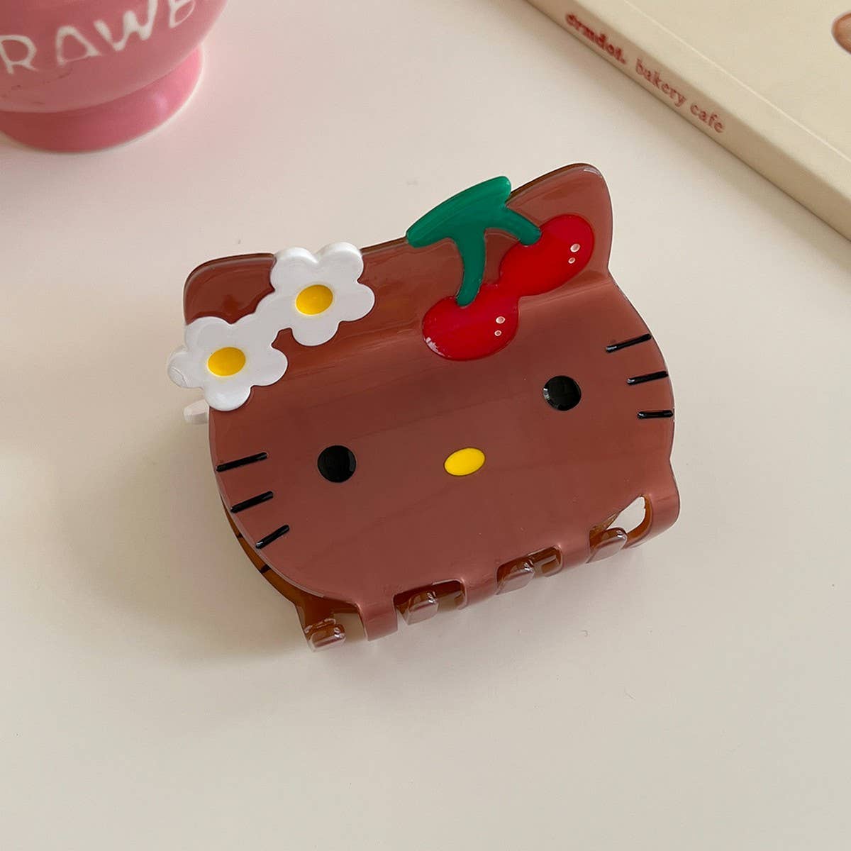 CUTE CARTOON CAT HAIR CLAW ACETATE HAIRPIN_CWAHA5707