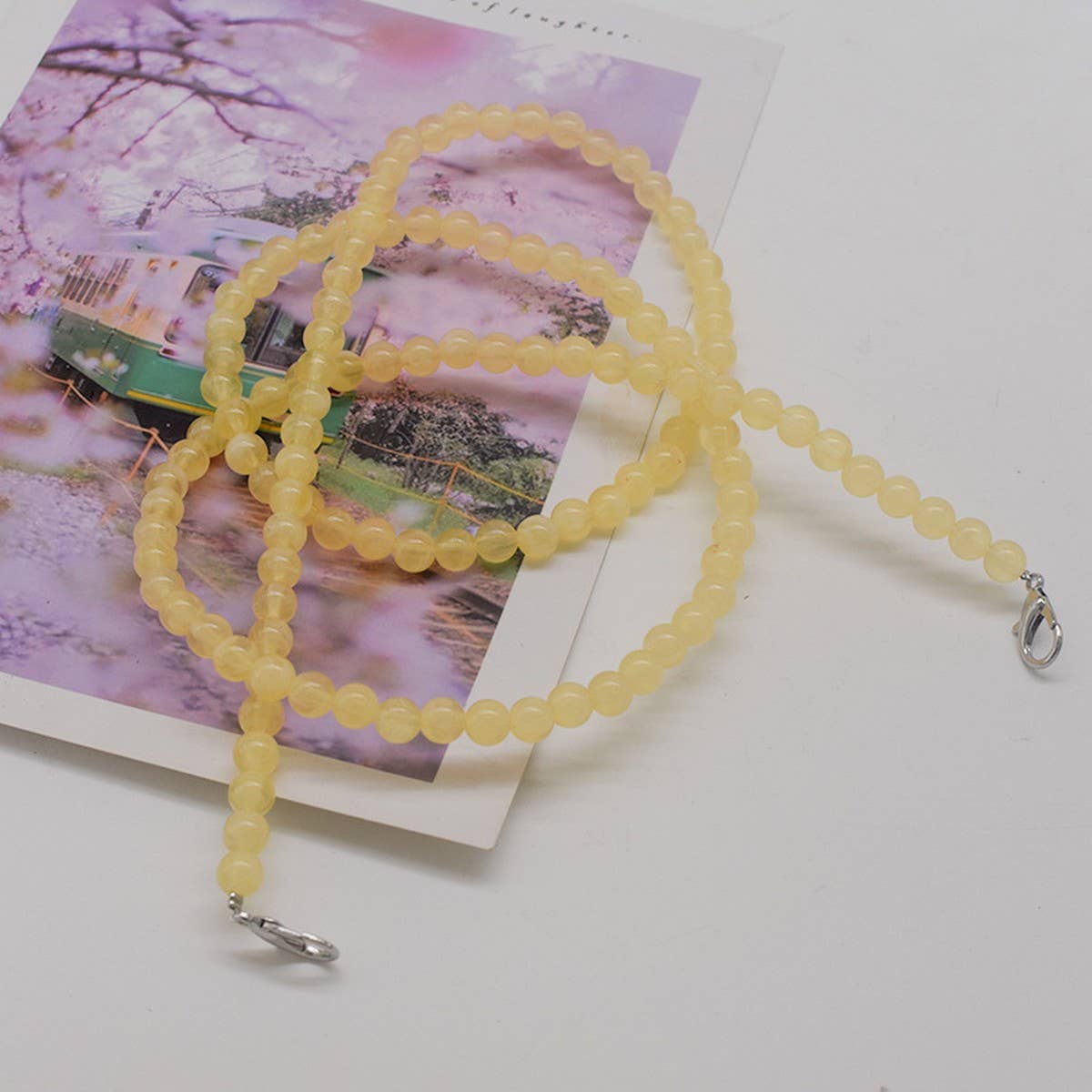 ACRYLIC BEADS CHAIN STRAP PHONE CASE BAG CROSSBODY_CWMM5060