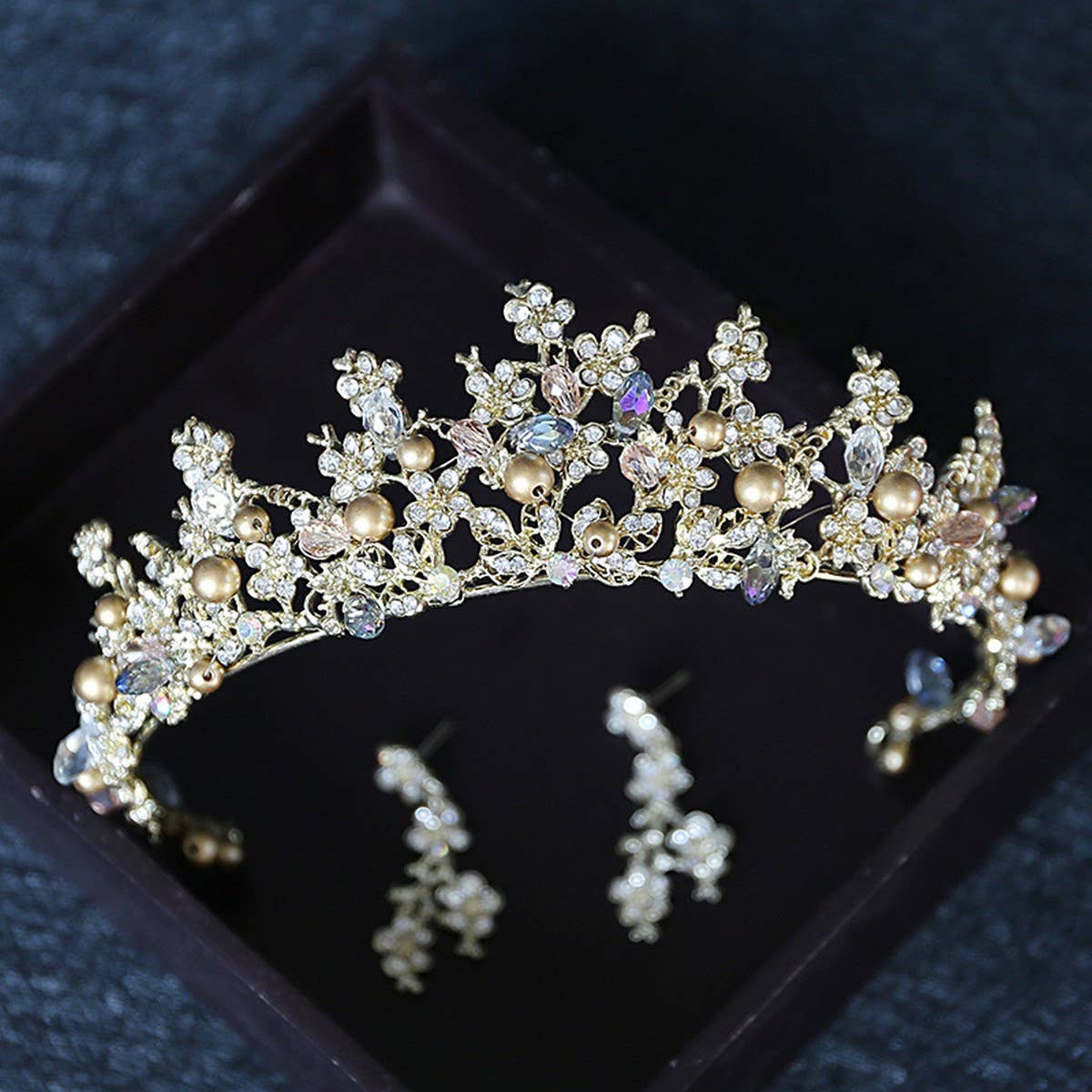 NEW BRIDAL WEDDING CRYSTAL TIARA CROWN_CWMM2026