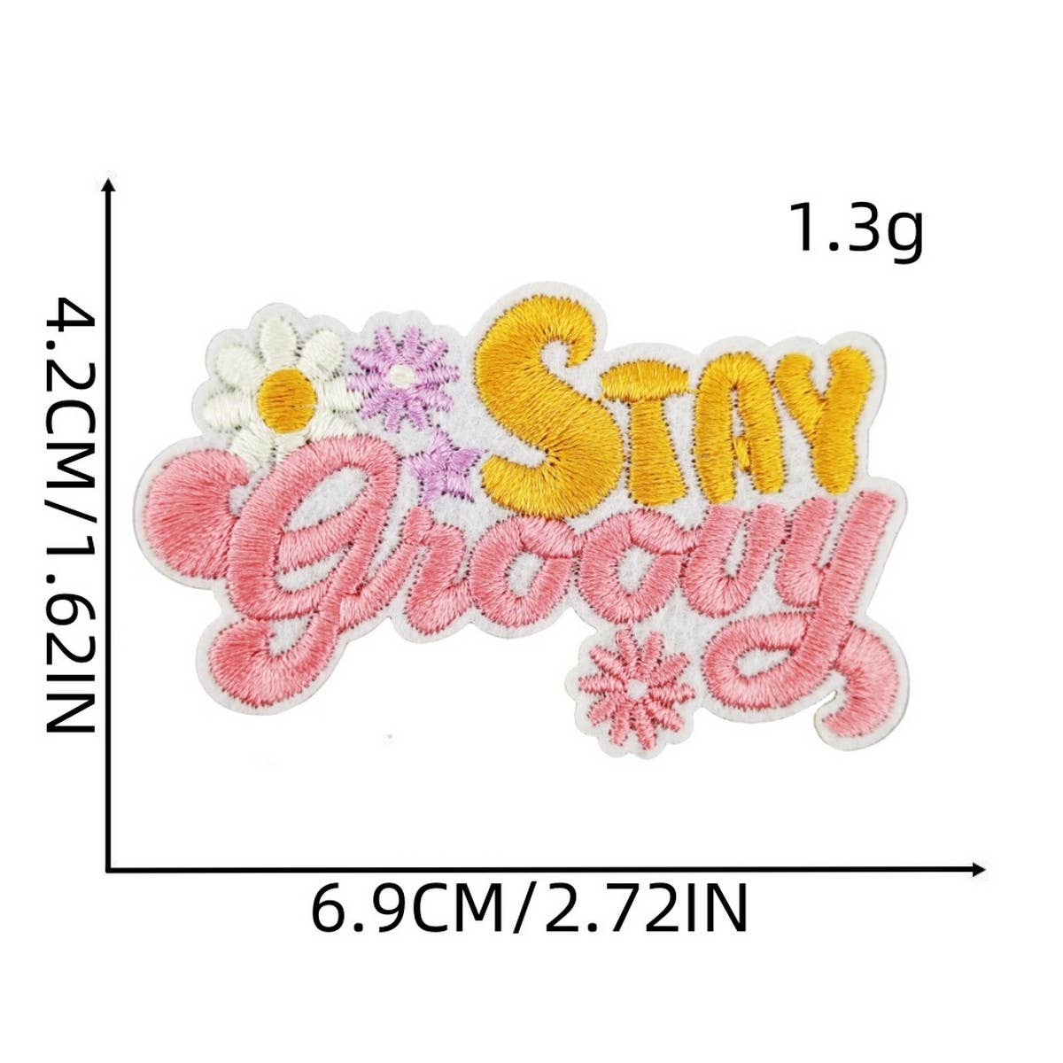 GRAFFITI DECORATED SUITCASE EMBROIDERED PATCH_CWMM4045