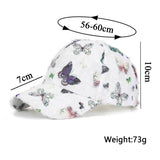 ETHNIC STYLE BUTTERFLY PRINT BASEBALL CAP SUN HAT CWAH1529
