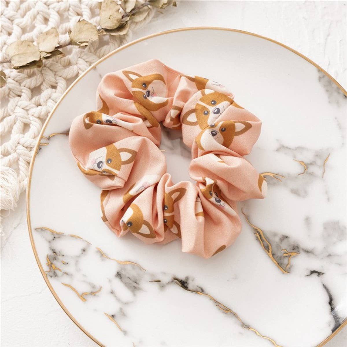 CUTE CARTOON ANIMAL DOG LARGE INTESTINE CIRCLE_CWAHA2434