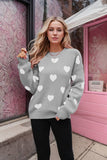 Valentines Love Pullover Sweater For Women