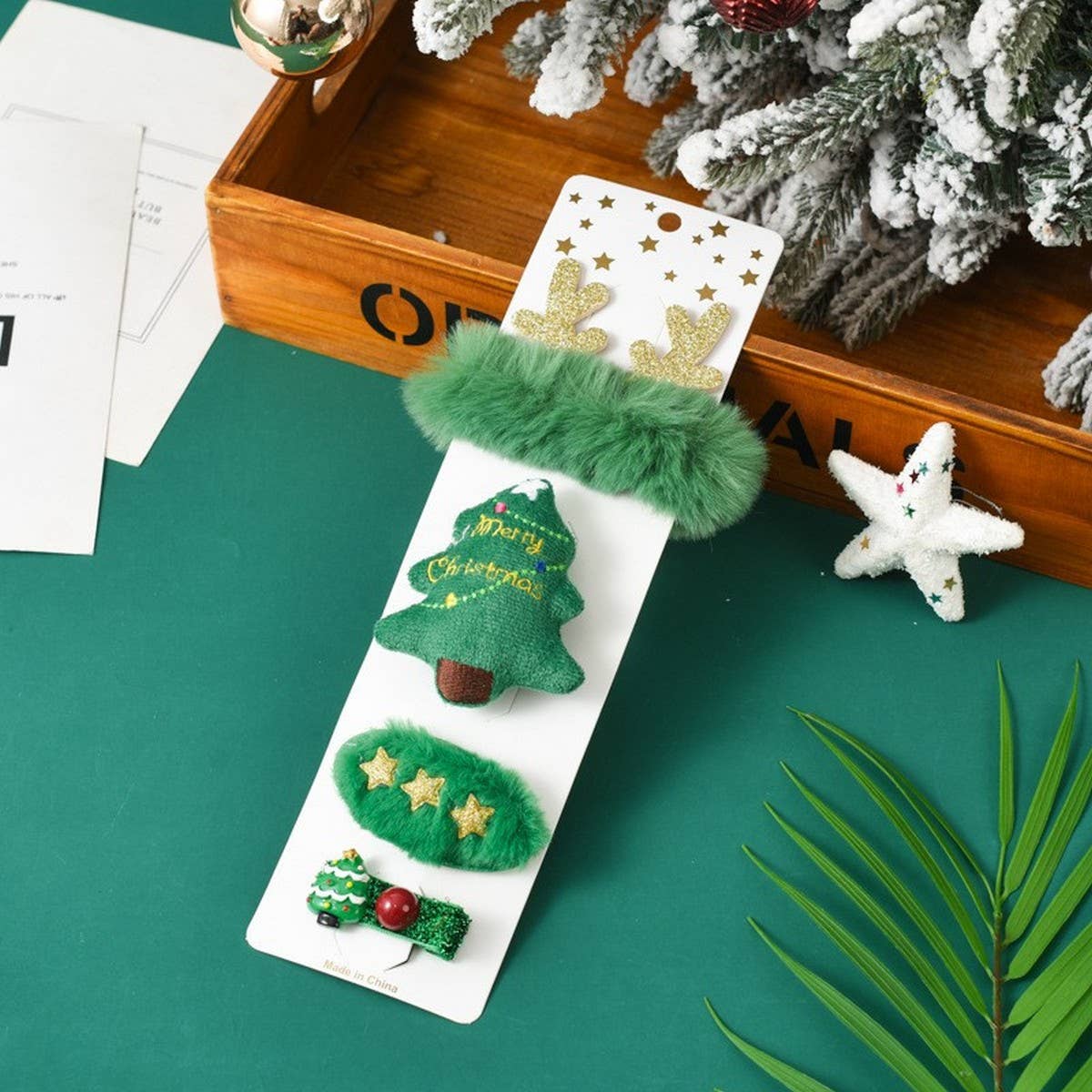 CHRISTMAS GIFT BROOCH HAIR ACCESSORIES HAIRPIN_CWAHA3395