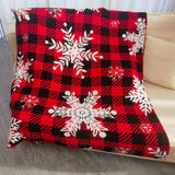 CHRISTMAS SNOWFLAKE KNITTED JACQUARD BLANKET_CWMM1476