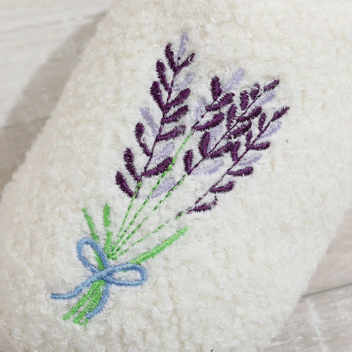 LAVENDER PATTERN WARM COTTON SLIPPERS_CWSHS0451