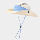 COLORBLOCK MESH SUN HAT QUICK DRY OUTDOOR STYLE_CWAH3825