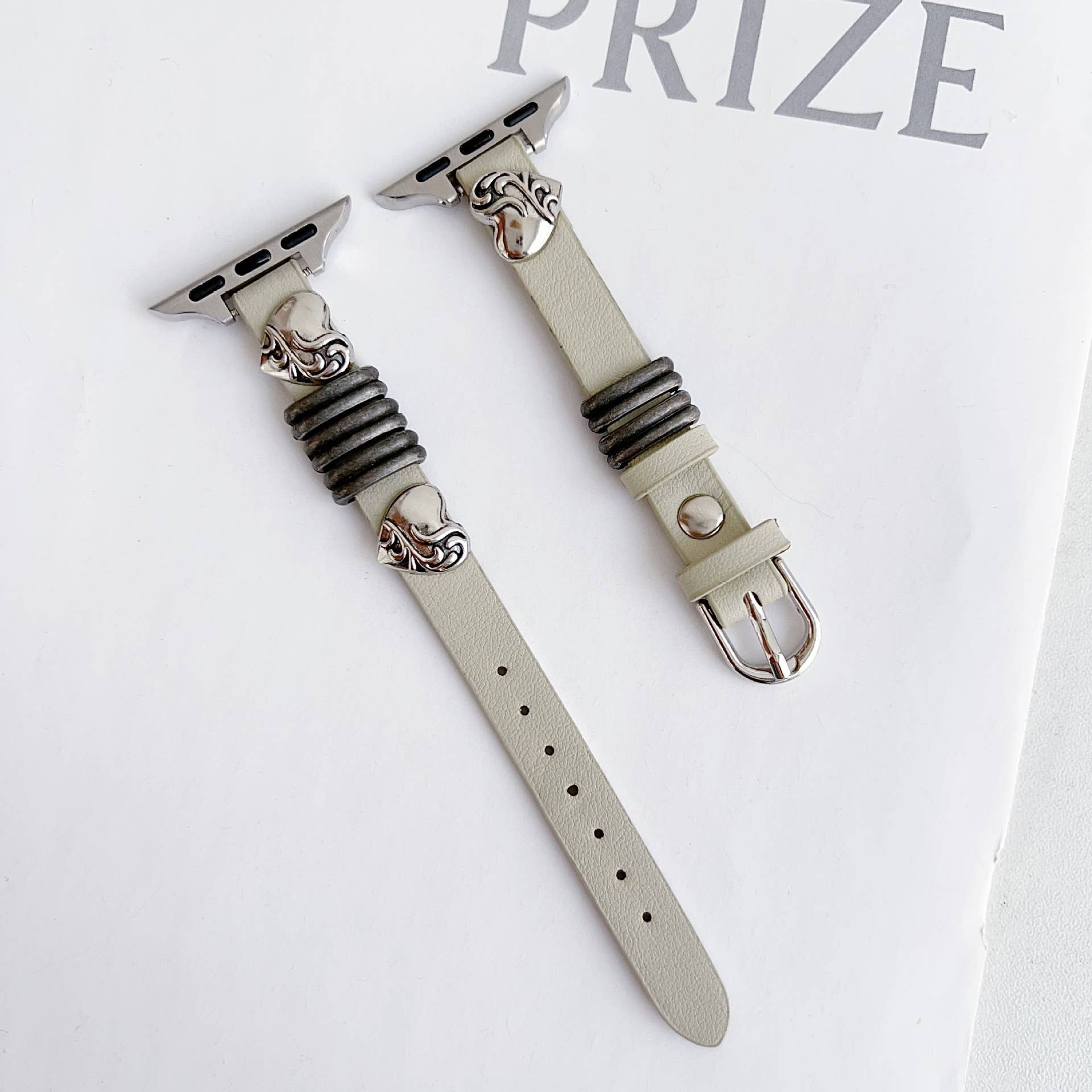 IWATCH9 1 14MM HEART LEATHER STRAP FOR APPLE WATCH_CWWW0068